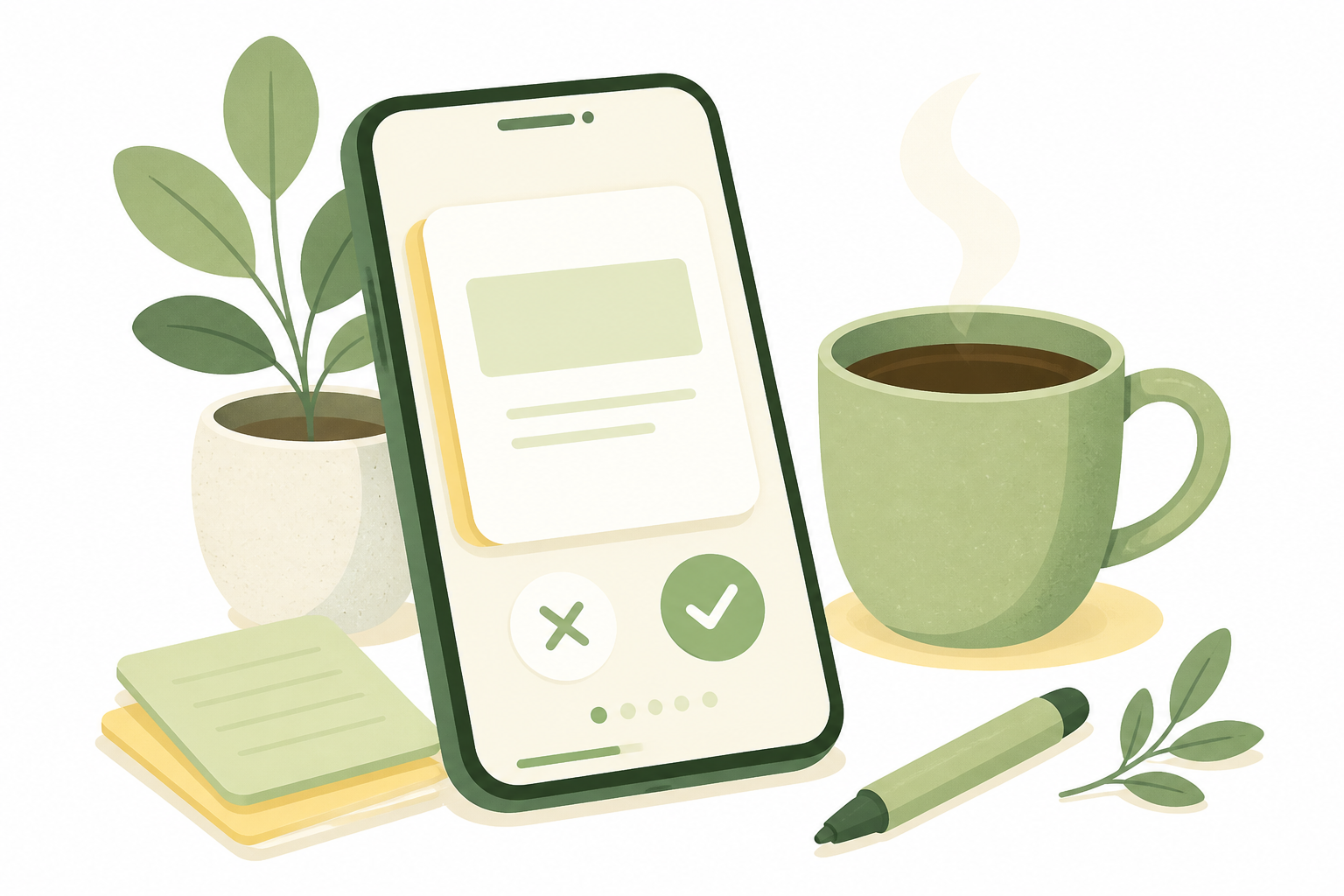 AI study tools illustration